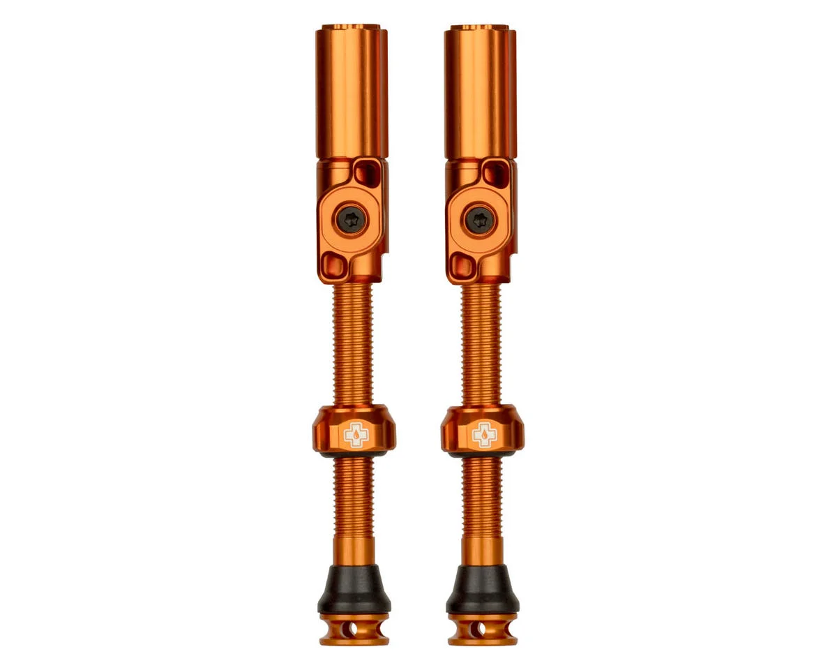 Muc-Off Big Bore Hybrid Tubeless Valves (Orange) (Pair) (Large) (45mm)